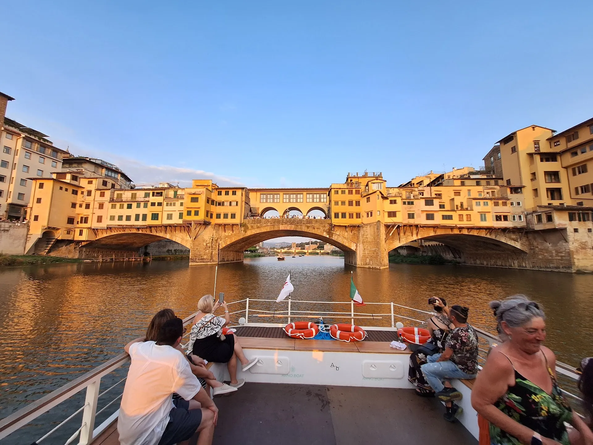 Arno River & Bridges Sunset Walk