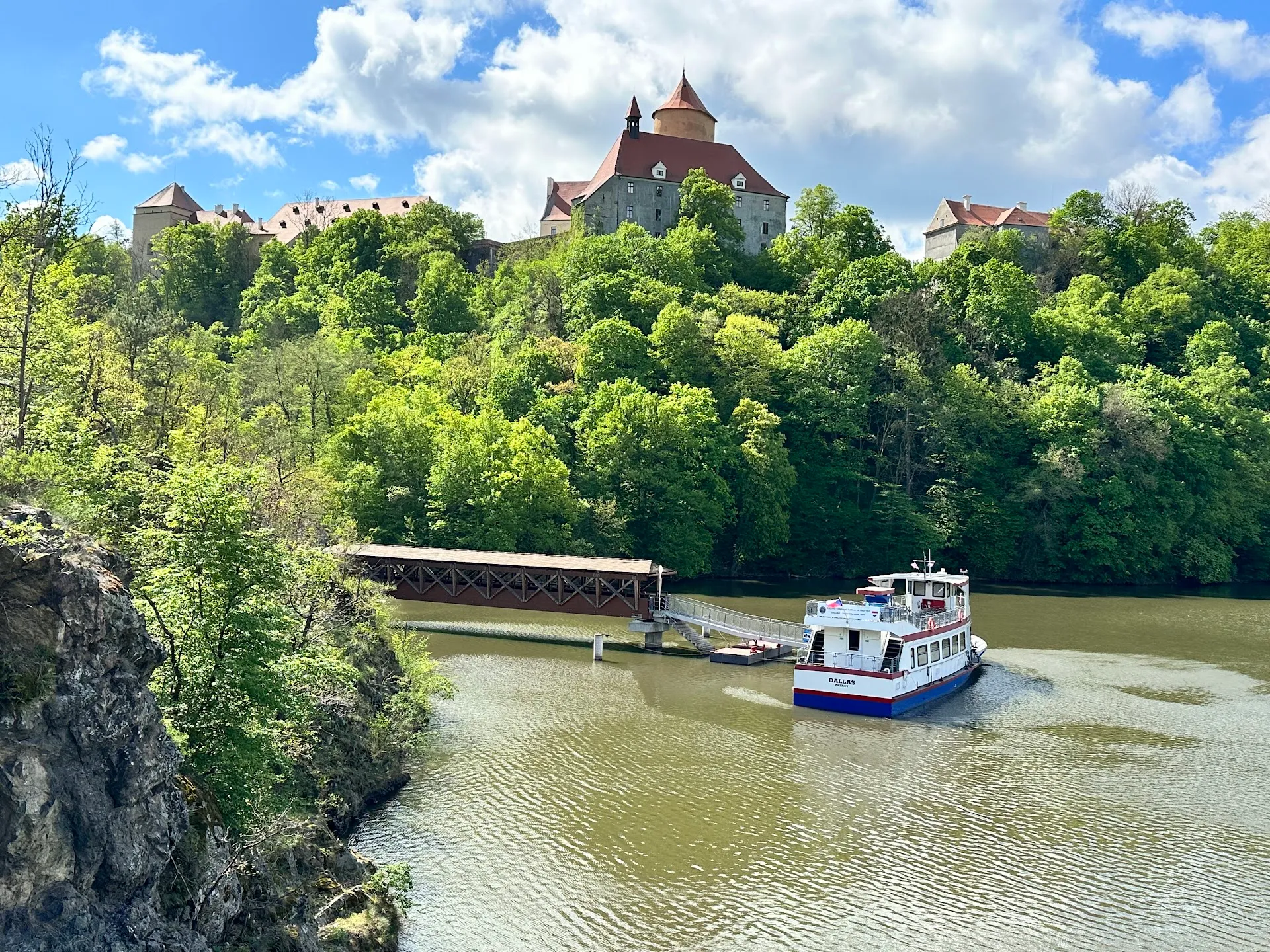 Brno Reservoir Boat Cruise to Veveri Castle