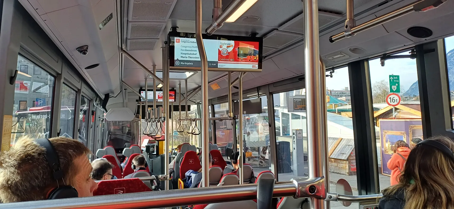 The Sightseer Hop-On Hop-Off Bus