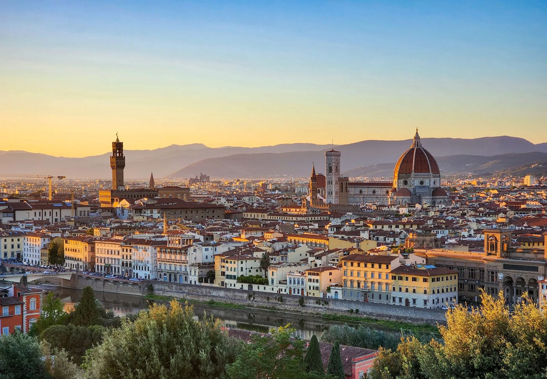 Piazzale Michelangelo Sunset Panorama